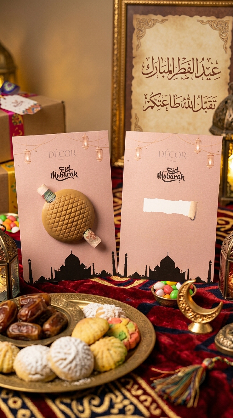 10 Cards — Grand Eidiya Bundle Kahk Eidiya Card – Sweet Eid Money Holder