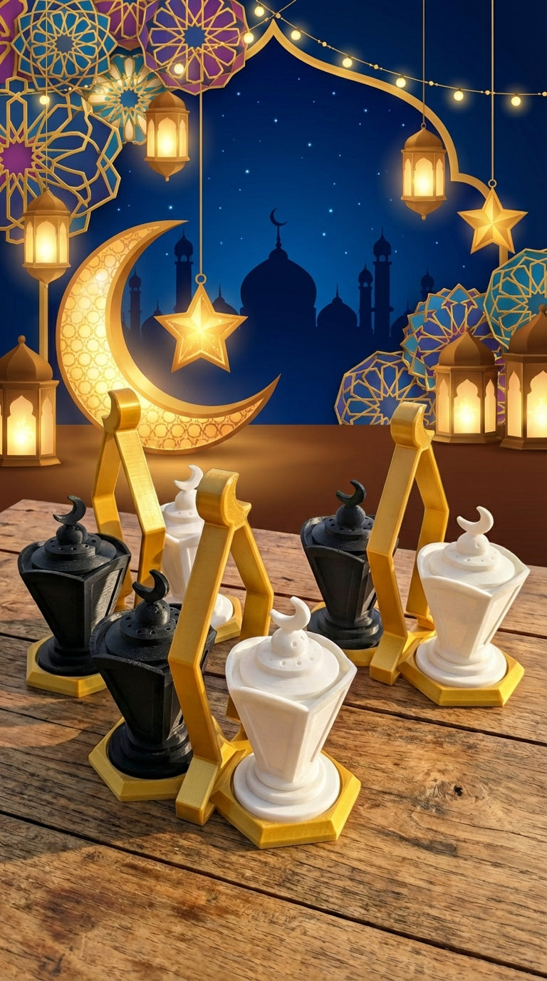 MEGA Moon Duo (3 sets, 6 pieces-3 Handles) – Ramadan Salt & Pepper Bundle